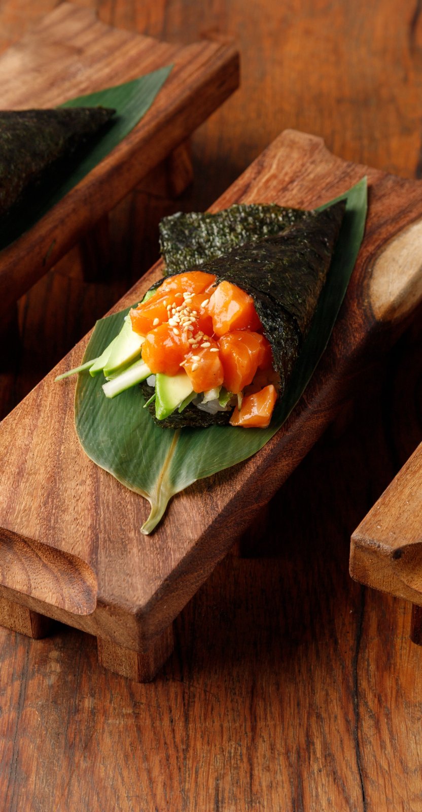 Spicy Salmon Temaki