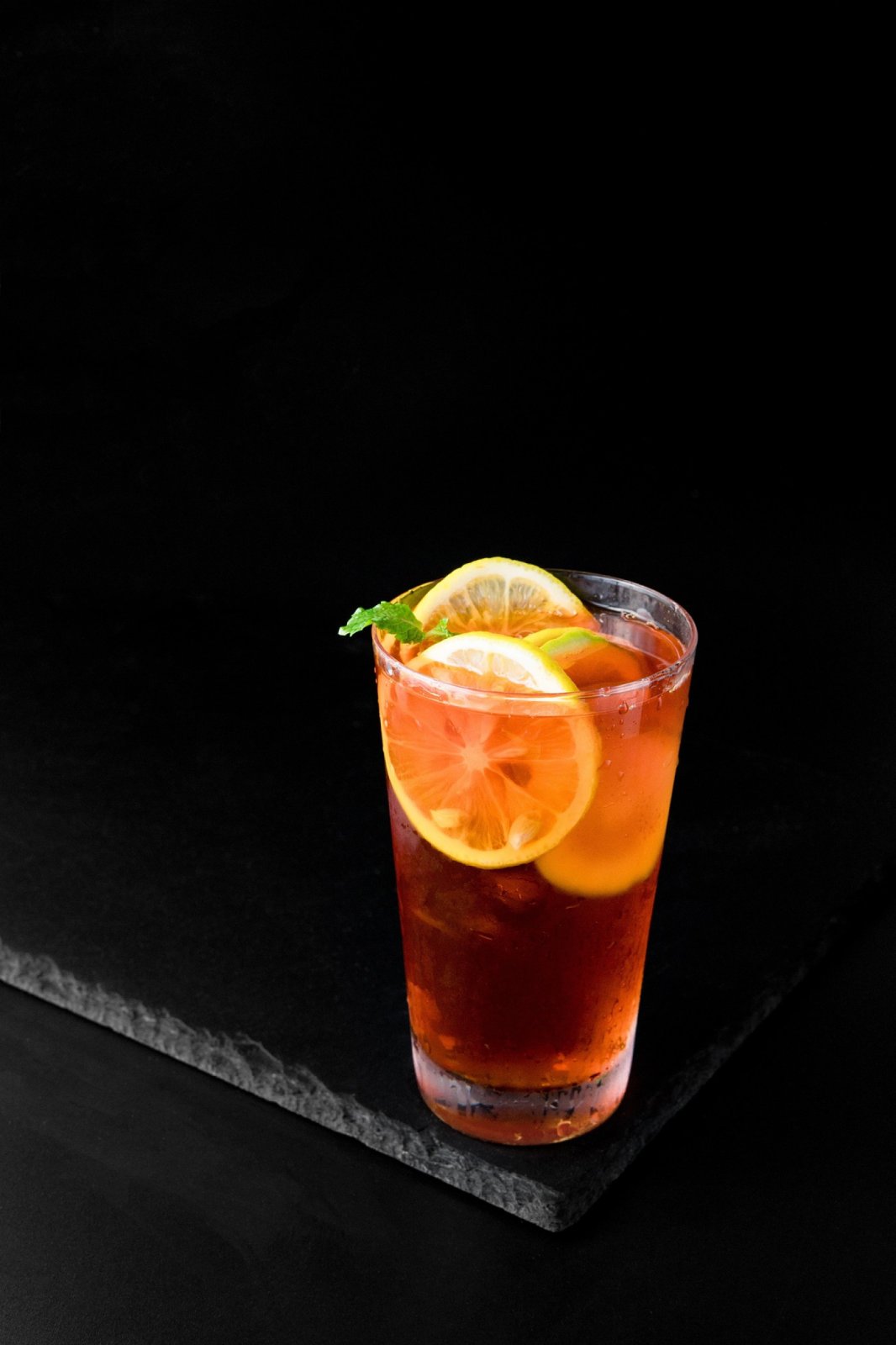Ice tea  lemon mint