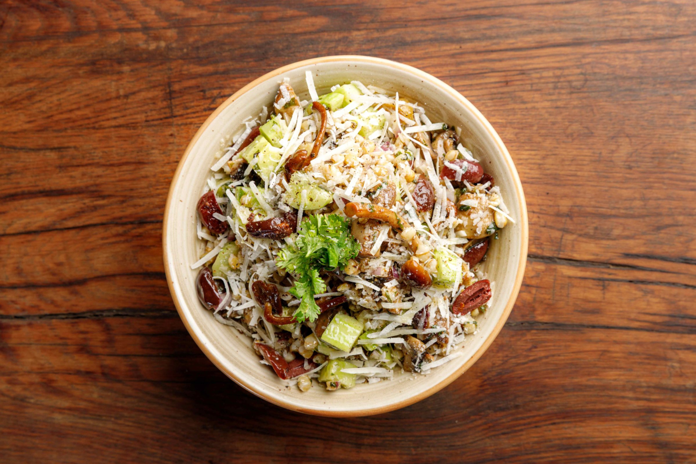 Barley Mushroom Salad